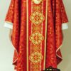 Casulla con estolón bordado