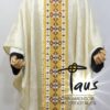 Casulla con estolón y cuello bordados