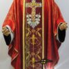 Casulla - estolón Señor de los Milagros bordado - Imagen 2