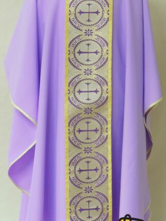 Casulla - estolón en tela brocada
