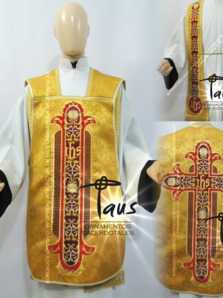 Casulla estilo romano o Guitarrón