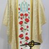 Casulla mariana - estolón Guadalupe bordado - Imagen 3