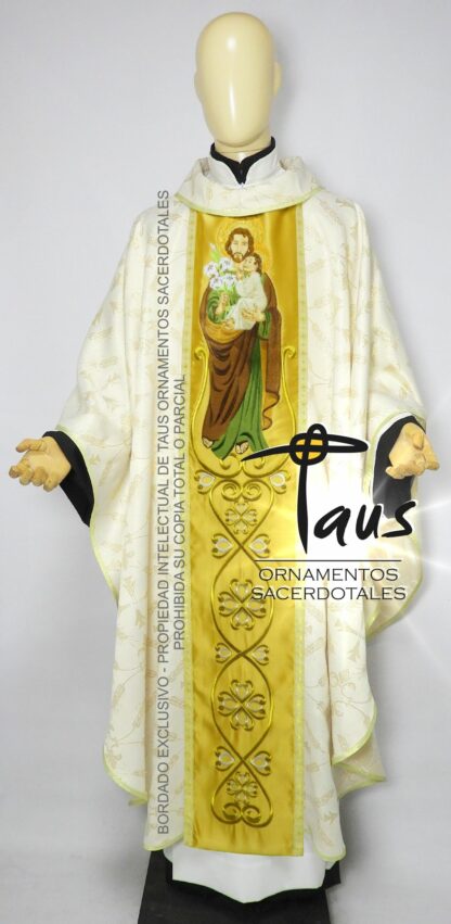 Casulla - estolón San José bordado