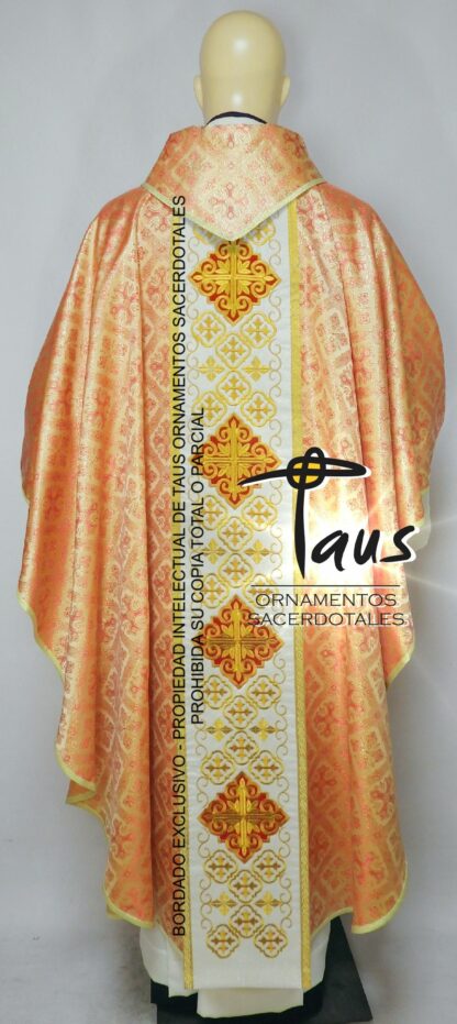 Casulla con estolón bordado - Imagen 2