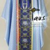 Casulla mariana - estolón Inmaculada Concepción bordado - Imagen 3