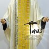 Casulla con estolón bordado