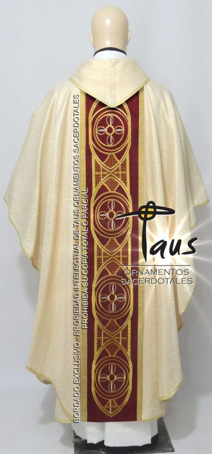 Casulla con estolón bordado - Imagen 2
