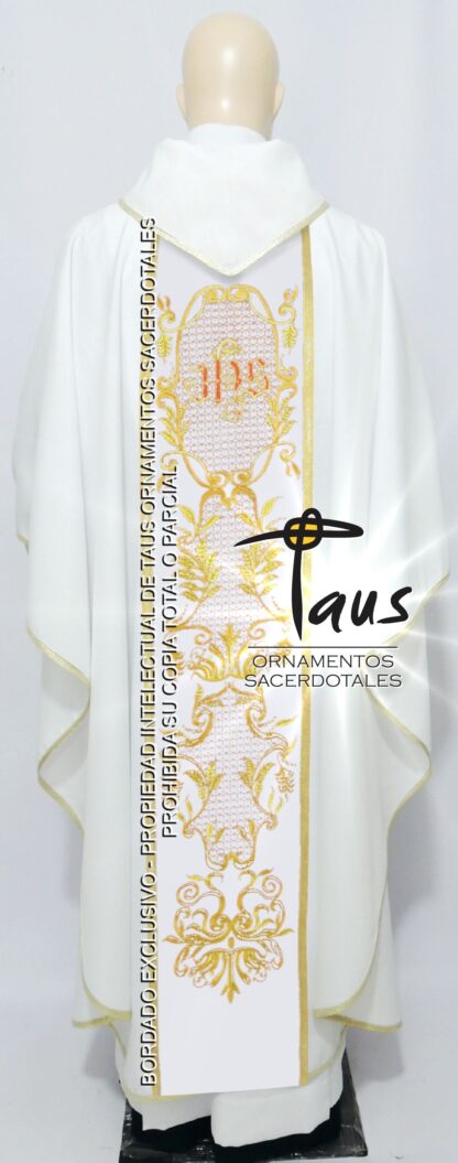 Casulla con estolón bordado - Imagen 2