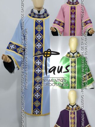 Conjunto litúrgico dalmáticas