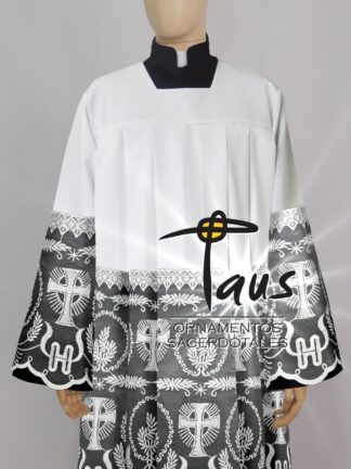 Roquete con encaje litúrgico