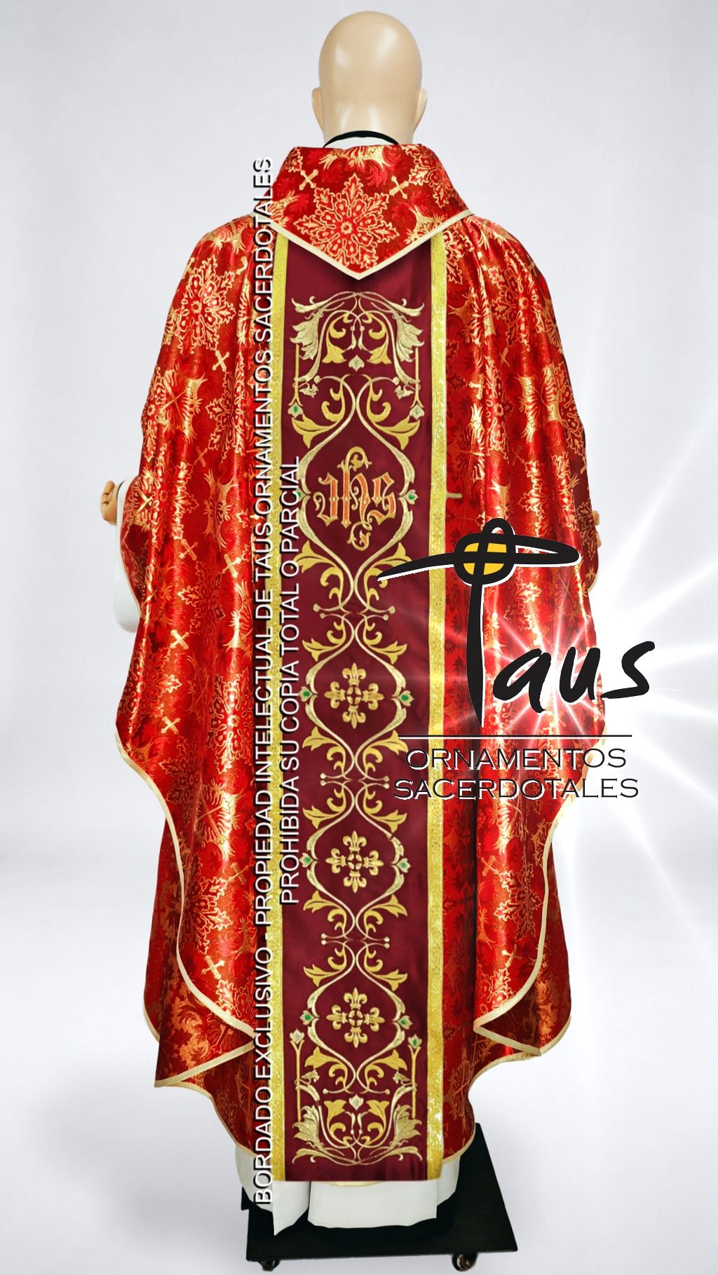 Casulla - Estolón bordado - Imagen 2