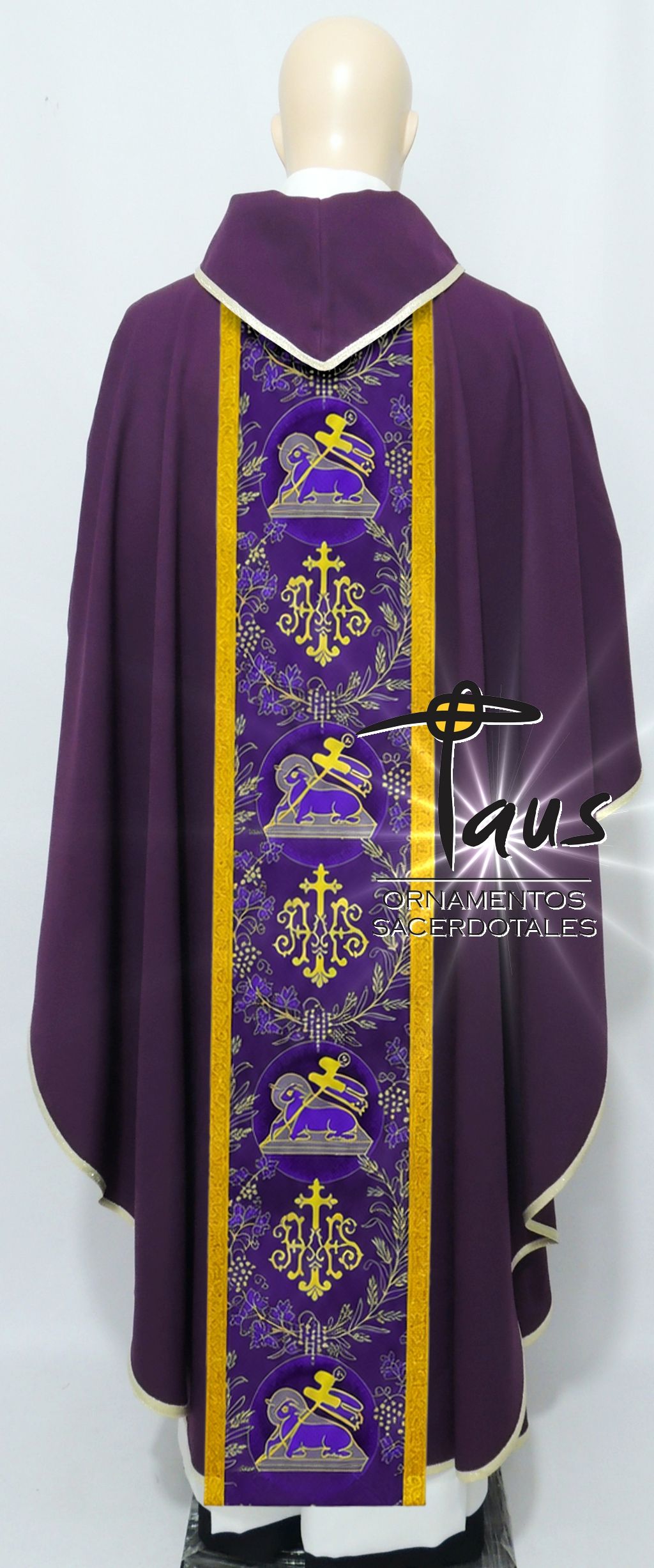 Casulla - estolón en tela grabada - Imagen 2