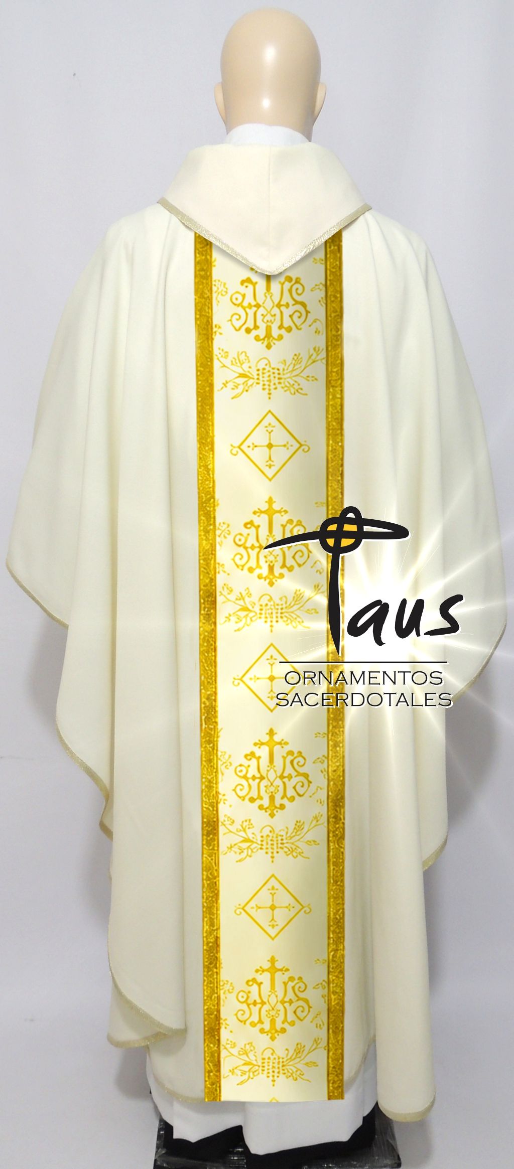 Casulla - estolón en tela grabada - Imagen 2