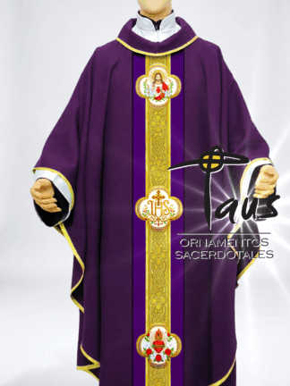 Casulla Sagrado Corazón bordado
