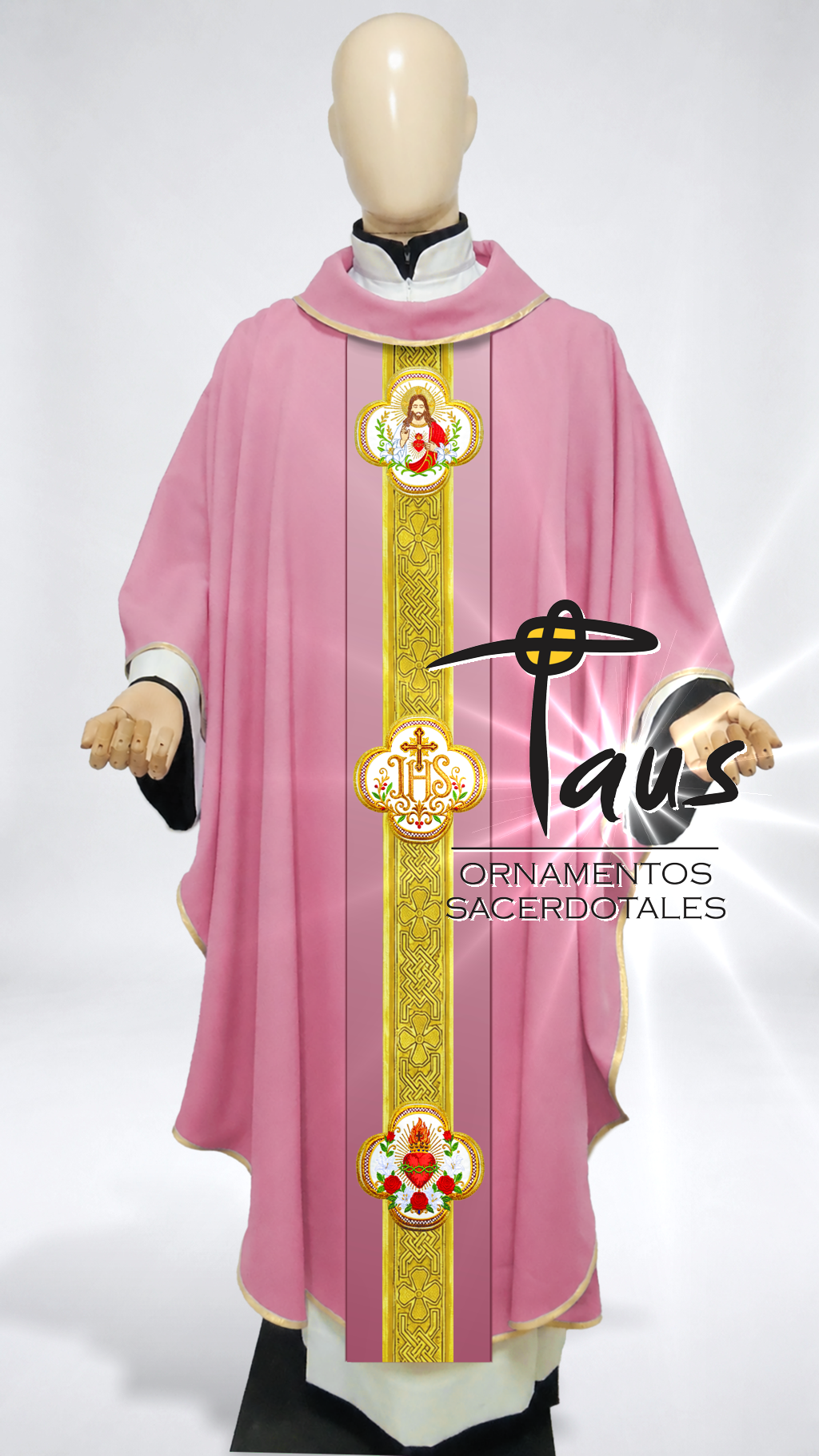 Casulla Sagrado Corazón bordado