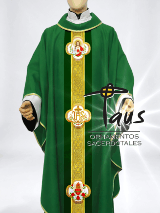 Casulla Sagrado Corazón bordado