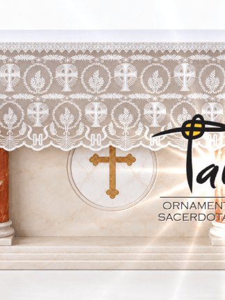 Mantel con frontal de encaje litúrgico